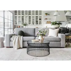 GENERICO - Sofa 2 Cuerpos Catania - Gris Claro