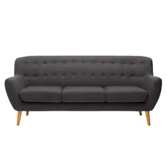 GENERICO - Sofa 3 Cuerpos Phoenix - Gris Oscuro