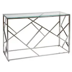 ALTO HOGAR - Consola Recibidor Indira Acero Inoxidable