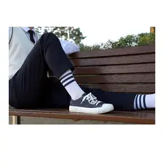 RYBIU IMPORT - Medias Con Rayas Hombre Pack 2