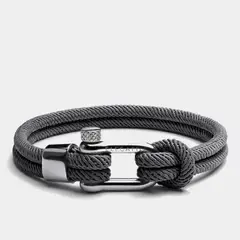 GENERICO - Pulsera Hombre Elegatto Alchor Platinum