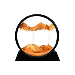 GENERICO - ADORNO DECORATIVO TIPO RELOJ DE ARENA 3D