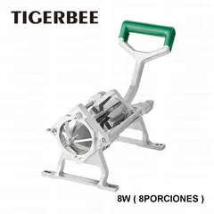 TIGERBEE - CORTADOR DE PAPAS SUPER PESADO DE 8 PORCIONES