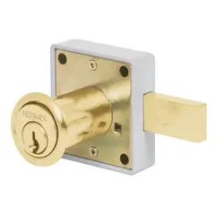 HERMEX - Chapa cerradura para mueble modelo 25 laton