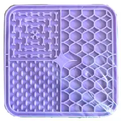 GENERICO - Licky Mat interactivo para perros y gatos MORADO