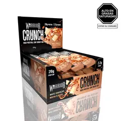 WARRIOR - Barras de Proteína Crunch Bar White Chocolate 12 Unidades