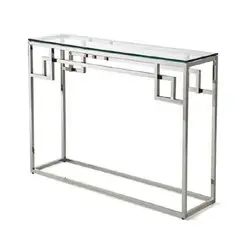 ALTO HOGAR - Consola Recibidor Giordano Acero Inoxidable