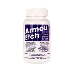 LIDEART - CREMA PARA ESMERILAR VIDRIOS Y CRISTALES DE 10 OZ (283G)