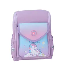 GENERICO - MOCHILA DISEÑO UNICORNIO VIOLETA NIÑAS