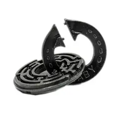 GENERICO - Puzzle Rompecabeza Metal L5 - Cast Laby HANAYAMA