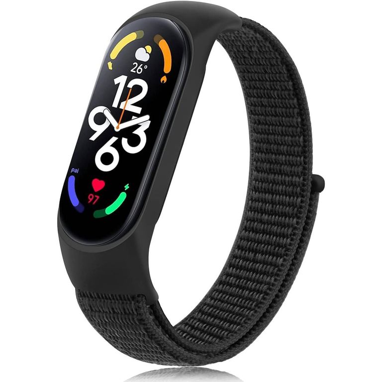 Correa Nylon Xiaomi Smart Band 7 - Negro