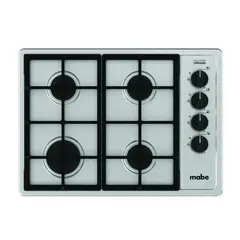 MABE - Encimera de Empotrar a Gas 60 cm Inoxidable - PM6044PF0