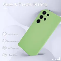 GENERICO - Case Silicona Para Samsung S24 Ultra - Verde agua