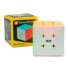QIYI - Cubo 3x3 clásico Warrior S Stickerless