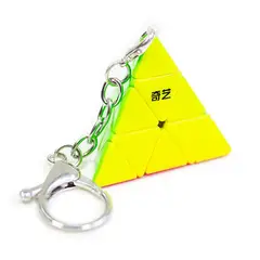 QIYI - Pyraminx keychain mini cube Stickerless