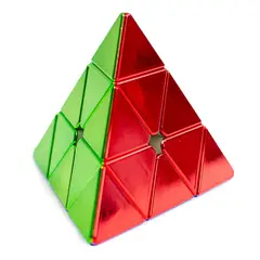 SHENGSHOU - Pyraminx enchapado metálico magnético Stickerless SENGSO