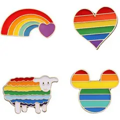 GENERICO - Pines De Metal Love is Love Packx4 Unidades