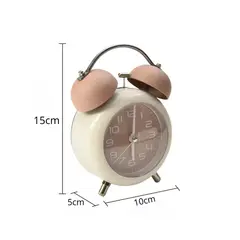 GENERICO - Reloj Despertador Modelo Campana Silencioso