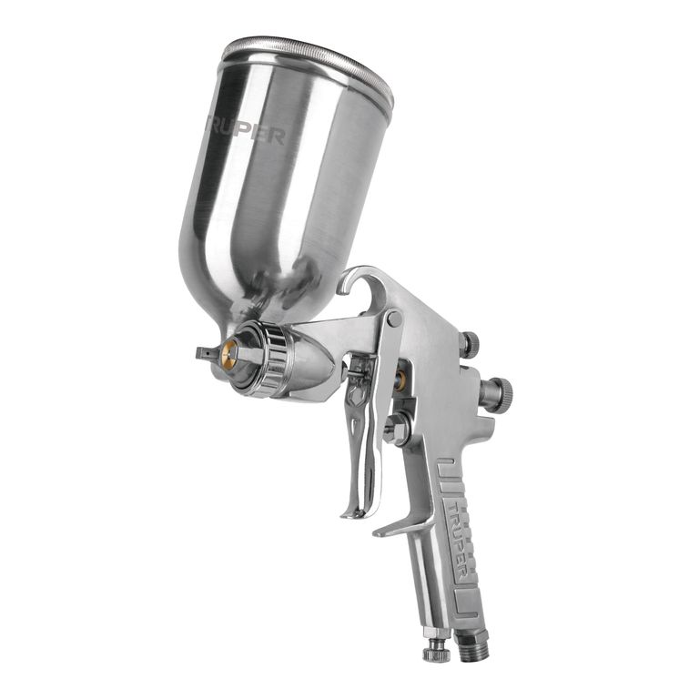 Pistola p/pintar gravedad LVMP vaso aluminio, 2 mm COD 13060