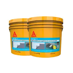 SIKA - Pack 2 Sellador impermeable antisalitre SikaTop-1 Gris 4Kg