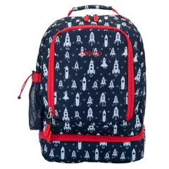 BENTGO - Mochila Kids 2 en 1 - Cohetes