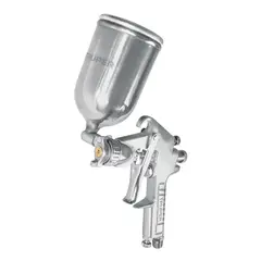 TRUPER - Pistola p/pintar gravedad LVMP vaso aluminio, 1.7 mm