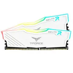 TEAMGROUP - Memoria T-FORCE DELTA RGB 16GB 2x8GB DDR4-3600MHz RGB Blanco