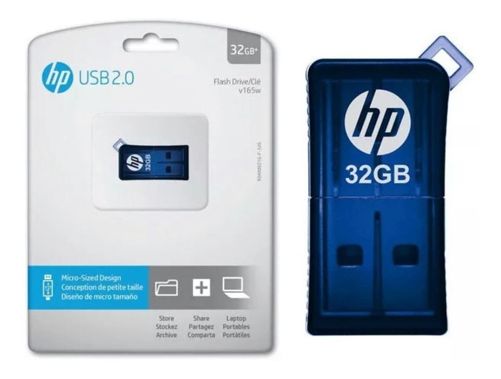 MEMORIA USB 2.0 32GB V165W AZUL