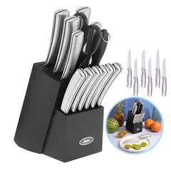 OSTER - Juego de Cuchillos WELLISFORD 14P Acero Base