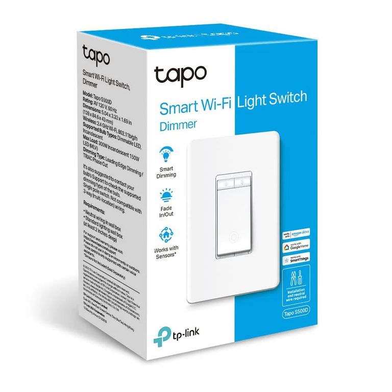 Interruptor de luz inteligente Wi-Fi atenuador