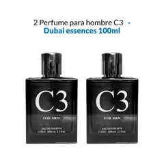 GENERICO - 2 Perfume para hombre C3 100ml Dubai essences