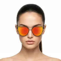 GENERICO - LENTES DE SOL MUJER UV400 Espejo