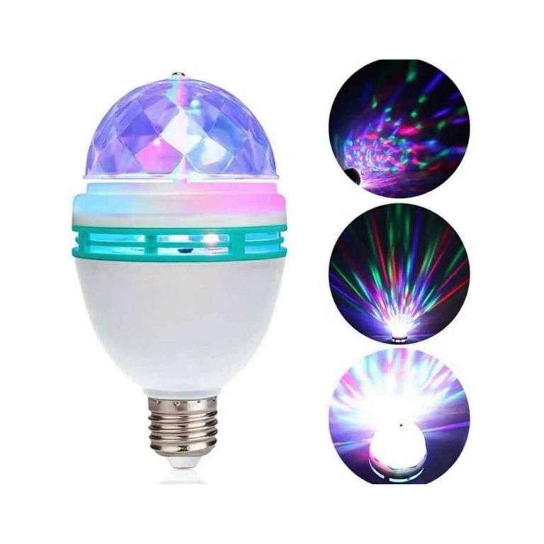 Focos Led Giratorio con Luces de Colores