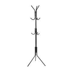 GENERICO - Perchero Colgador Sombreros Prendas Bolsos Metal Negro
