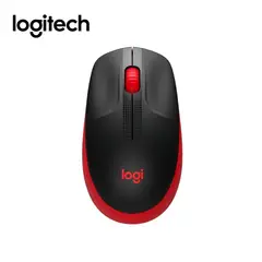 LOGITECH - Mouse Inalámbrico M190 Ergonómico Receptor USB Estable - Rojo