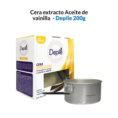 GENERICO - Cera extracto Aceite de vainilla 200g - Depile