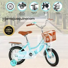 VELOX - Bicicleta Campera Aro 12 «COQUETTE» Light Blue