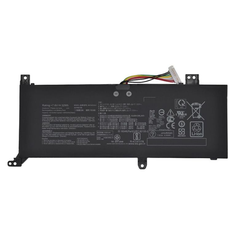 BATERIA PARA ASUS C21N1818 B21N1818 TYPE A 37Wh 7.7V 2 CELDAS F512FA