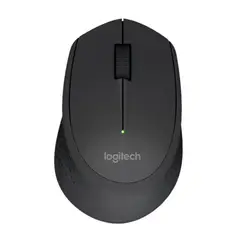 LOGITECH - Mouse Inalámbrico M280 Ergonómico para Diestros - Negro