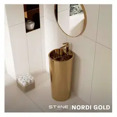 STONE - LAVATORIO STANDING NORDI DORADO