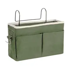 HYGGE - Cesta de Almacenamiento Colgante de Tela con Bolsillos