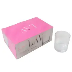 LAV - Set De Vasos de Vidrio Liberty X 6 Unidades
