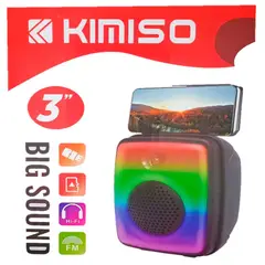 IMPORTADO MC - Mini Parlante RGB Bluetooth Bocina Inalambrica Con Soporte Telefono