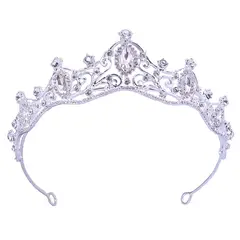 DENISASAA - Corona De Cristal Nupcial Tiara Tiara De Bodas Y Cumpleaños