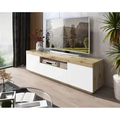 TU MESITA - Mesa de TV Moderna Liberia Blanco 170