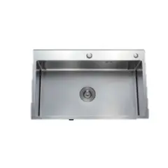 GENERICO - LAVADERO DE ACERO 1 POZA 81 X 48 RECTAMGULAR R-INOX