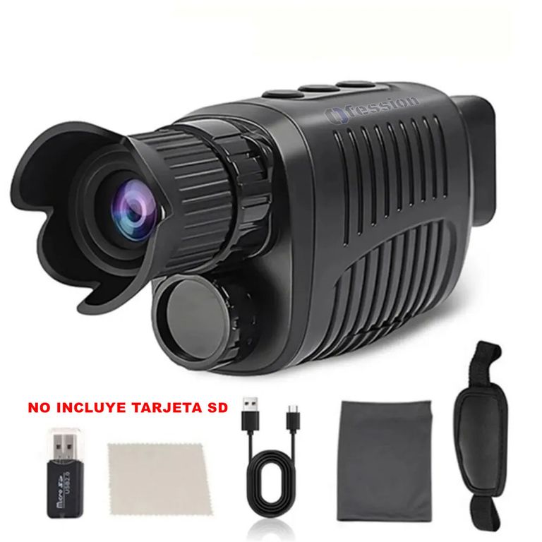 Dispositivo Monocular de vision nocturna Recargable zoom camara 5x