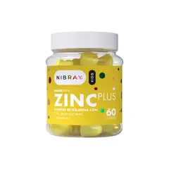 NIBRAY - Zinc Betaglucano Vitamina C para Niños 60 Gomitas Kids