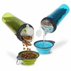 GENERICO - Tomatodo Bebedero para Perro Snack Duo Azul