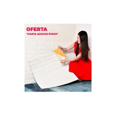 GENERICO - Papel tapiz autoadhesivo diseño de ladrillo 3d decorativo